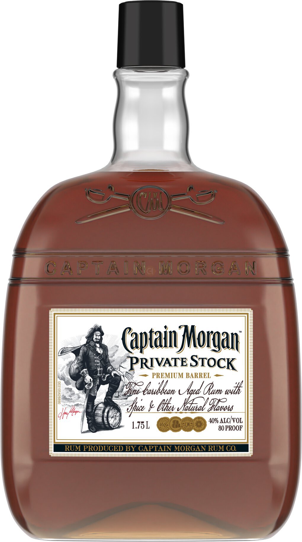 Captain Morgan & Wine Private Rum – Stock Black Star Spirits